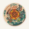 Jungle Lore Rustic el yapımı hasır duvar tabağı
